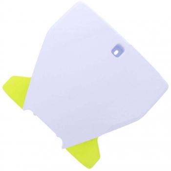 Placa Delantera Polisport Blanca para Husqvarna TC125/FC250/350/450 (2019 en adelante) con Diseño Resistente y Duradero