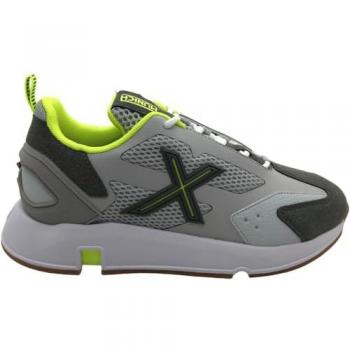 Zapatillas Casual Hombre Munich Avant Gris Verde Amarillo 41