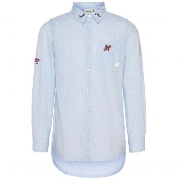 NAME IT Camisa NKFHULLAHOP Azul 134140 Azul