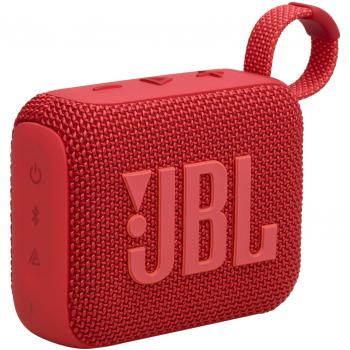 Altavoz portátil JBL Go 4 Rojo resistente al agua con conexión Bluetooth