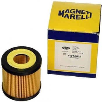 Filtro de aceite MAGNETI MARELLI 152071758827, compatible con diversos modelos de vehículos, fabricado con materiales de alta calidad para asegurar una filtración eficiente, diseñado para prolongar la vida del motor y mantener un rendimiento ópt
