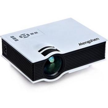 Mengshen® HD MINI Proyector 800 Lumenes, 800*480RGB Privado Cine HDMI Proyector