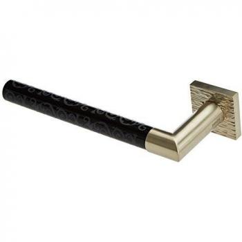 Pomdor - Toallero derecho rigato pvd oro mate - negro deco heritage