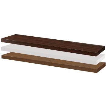 Inalsa Estante Color Wengue 80 Cm, Sistema De Fijacion Invisible, Madera, Reddish Brown, 80 X 23.5 X 3.8 Cm
