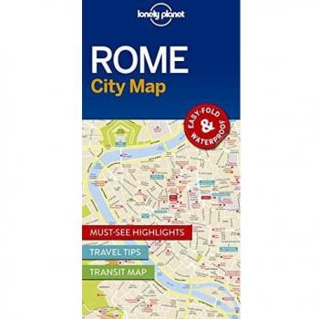Lonely Planet Rome City Map