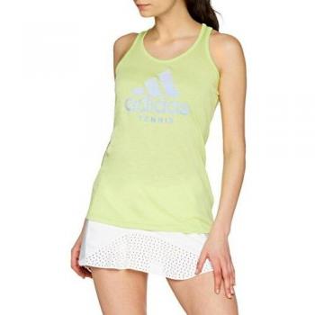 adidas Category Camiseta sin Mangas, Mujer, Amarillo