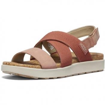 Sandalias Keen Elle Criss Cross Baked Clay/Cork para Mujer