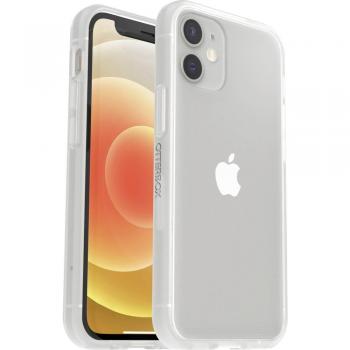 Funda Otterbox React Transparente + Protector de Pantalla Trusted Glass para iPhone 12 Mini, Compatible con MagSafe y Anti golpes
