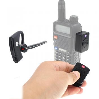 Auriculares Inalámbricos Bluetooth Manos Libres PPT para Radio Bidireccional Baofeng UV-82 y UV-5R