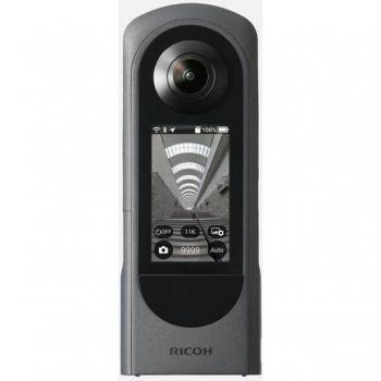 Ricoh Cámara de Video 360 Theta X, Imagen de Alta resolución de Aproximadamente 60 M, 5.7K 360, Pantalla táctil, Batería Intercambiable, Tarjeta de Memoria Externa