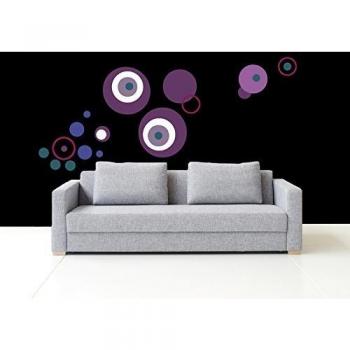 Línea Hogar Deco BUBBLES MALVA Sticker - Autoadhesivo extragrande
