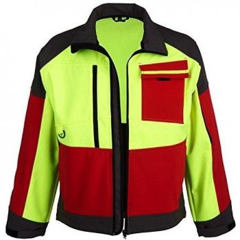 Chaqueta Softshell Forest Jack Roja Talla XL