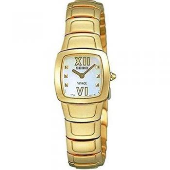 Seiko Reloj Analógico para Mujer de Cuarzo con Correa en Acero Inoxidable 8431242105888