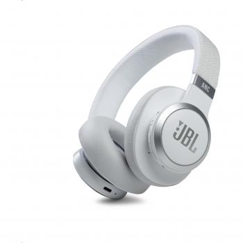 JBL Live 660NC Auriculares Inalámbricos con Cancelación Adaptativa de Ruido Blancos