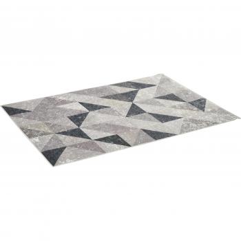 HOMCOM Alfombra de Salón Moderna Terciopelo Diamante