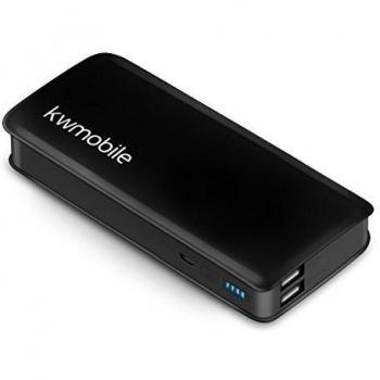kwmobile Bateria Power Bank con 11000mAh para Apple iPhone 3G/3GS/4/4S/5 y todos los móviles y Tablets con conexión USB o MicroUSB