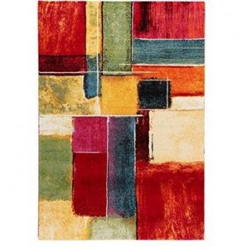 ABC Tappeti Alfombra Gallery Rojo/Multicolor 160 x 230 cm
