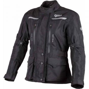 Chaqueta textil para motocicletas GMS Gear de mujer en color negro (talla XL)