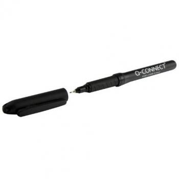 Rotulador Q-Connect Fineliner 0.4mm Negro (Pack de 10)