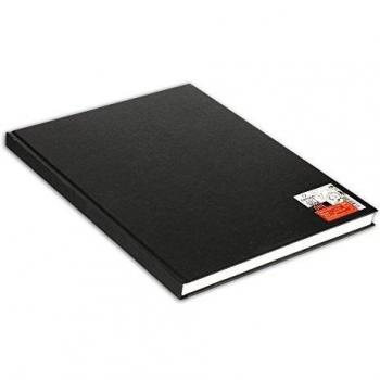 Cuaderno de 98 hojas Art Book One 29,7 x 35,6 100 g/m2, encuadernación cosida, tapa Negro - Pack de 6