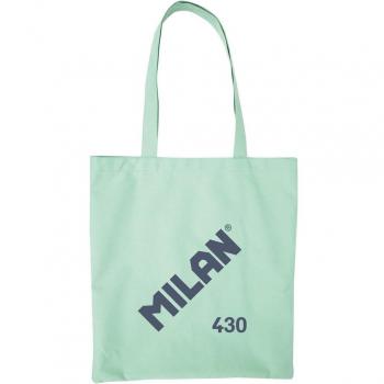 Bolsa tote bag Milan desde 1918 en color verde esmeralda