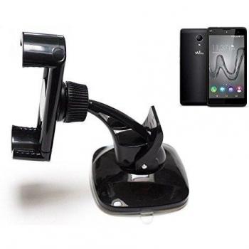 montaje compacto parabrisas / tablero de instrumentos para Wiko Robby, negro | sostenedor soporte tablero de instrumentos - K-S-Trade