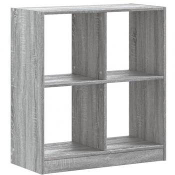 Estantería de madera de ingeniería gris Sonoma 68,5x32x75 cm