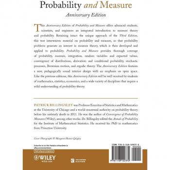 Wiley Probability and Measure Textbook: Comprehensive Guide to Probability Theory and Measure Theory