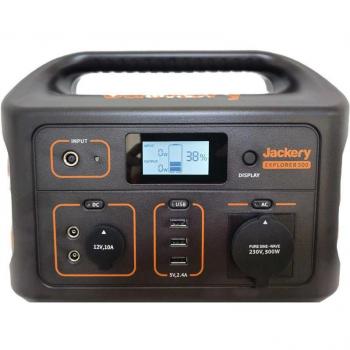 Jackery Explorer 500 Estación de Energía Portátil - 518Wh, 24Ah, 21.6V, Lithium-Ion (Li-ion), 24000mAh, 500W, 6.4kg