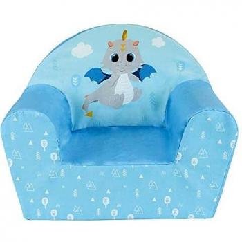 Butaca Fun House LEON LE DRAGON Azul Espuma 42 x 52 x 33 cm