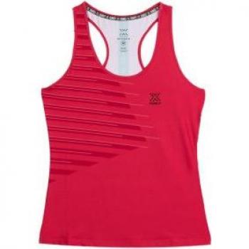 Camiseta sin mangas Basic Tank Top roja Munich para mujer