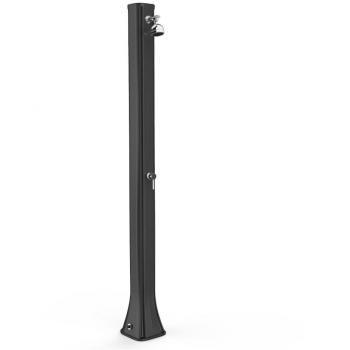 Ducha Solar Big Happy en Polietileno HD con Mezclador, Antracita (H300/7016) - Arkema Design