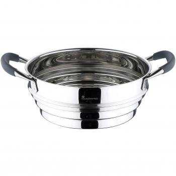 MasterPRO 24 cm VAPORERA, Acero Inoxidable