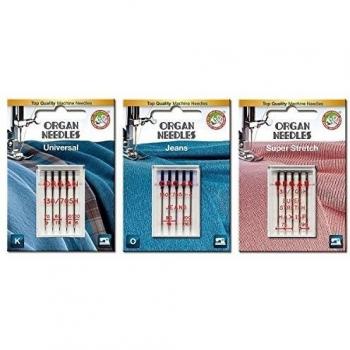 Organ 15 Agujas para la máquina de coser plata 130. assorti15