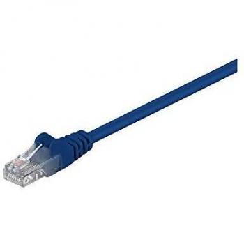 Cable de red U/UTP CAT 5e de 15 m, azul, CCA