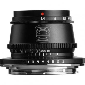 TTArtisan 35mm f1.4 APS-C Lens - Micro FourThirds Mount - Black