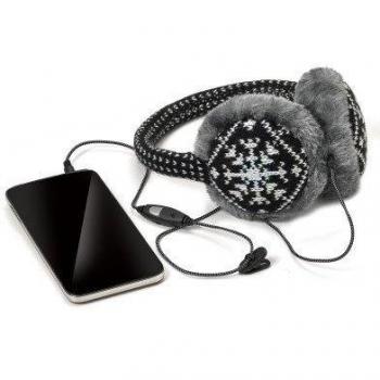 Celly MUFFW01B - Orejeras con auriculares, color negro
