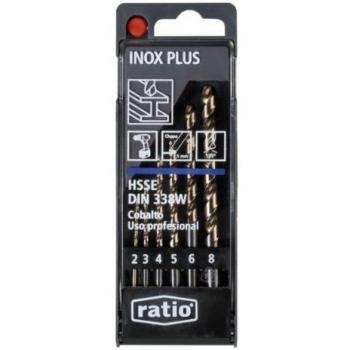 Ratio 1585H6 - Brocas Inoxidable Plus Hssco Juego 6 Ratio