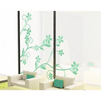 Apalis Vinilo décorativo para Cristal No.IS29 Flowering Tendril, Farbe:Frosted;Größe:122cm x 134cm