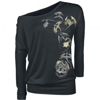 Blind Guardian Dragonflight Camisa Manga Larga Negro L