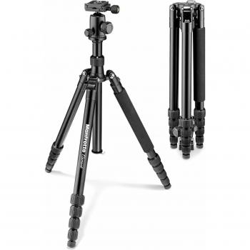 Manfrotto MKELEB5BK-BH - Trípode Element Traveller, Grande con rótula de Bola, Color Negro