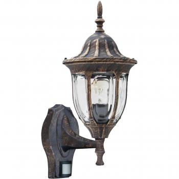 raba Lux 8370 a + + to E, Milano lámpara de pared, metal, 60 Watts, E27, Antiguo de oro, 22 x 16, 5 x 28 cm