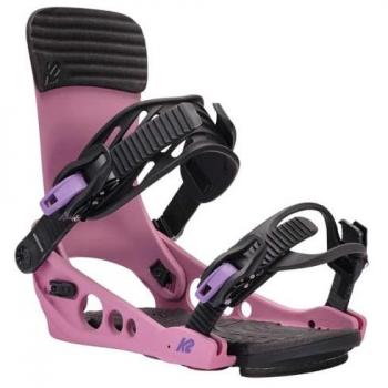 K2 Meridian Fijaciones de Snowboard Rosa M 2025