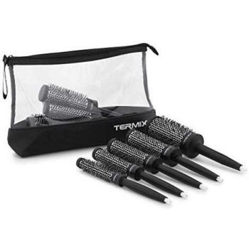 Termix Profesional Pack 5 Diámetros. Cepillo de Pelo Térmico Redondo, el Más Emblemático. Tubo de Aluminio para Retener el Calor y Reducir el Tiempo de Secado. Diámetros 17, 23, 28, 32 y 43.