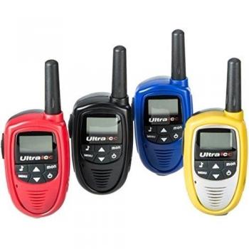 Ultratec - Set Walkie-Talkies mini, 4 unidades, pilas incluidas