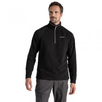 Craghoppers Men's Corey VI Half-Zip Black Fleece Pullover