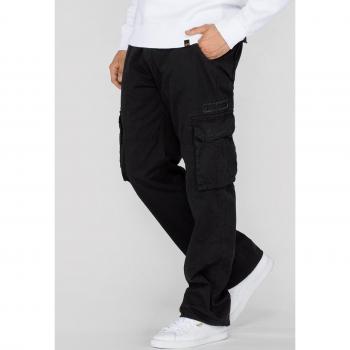 Alpha Industries Jet Cargo Pants - Men's Casual Trousers, Black, Size 28