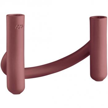 Kähler Design Nelle – Jarrón O. Candelabro Altura 14 cm, morado