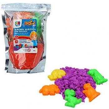 CB- Pack Arena mágica+moldes 15x21 cm, Multicolor