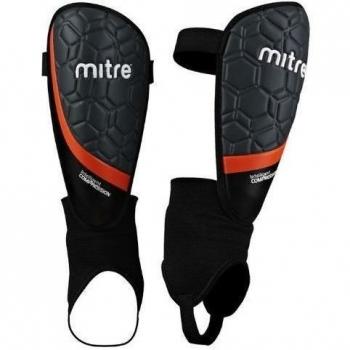 Espinilleras MITRE Visao IC de fútbol - negras - PVP 15£, talla S